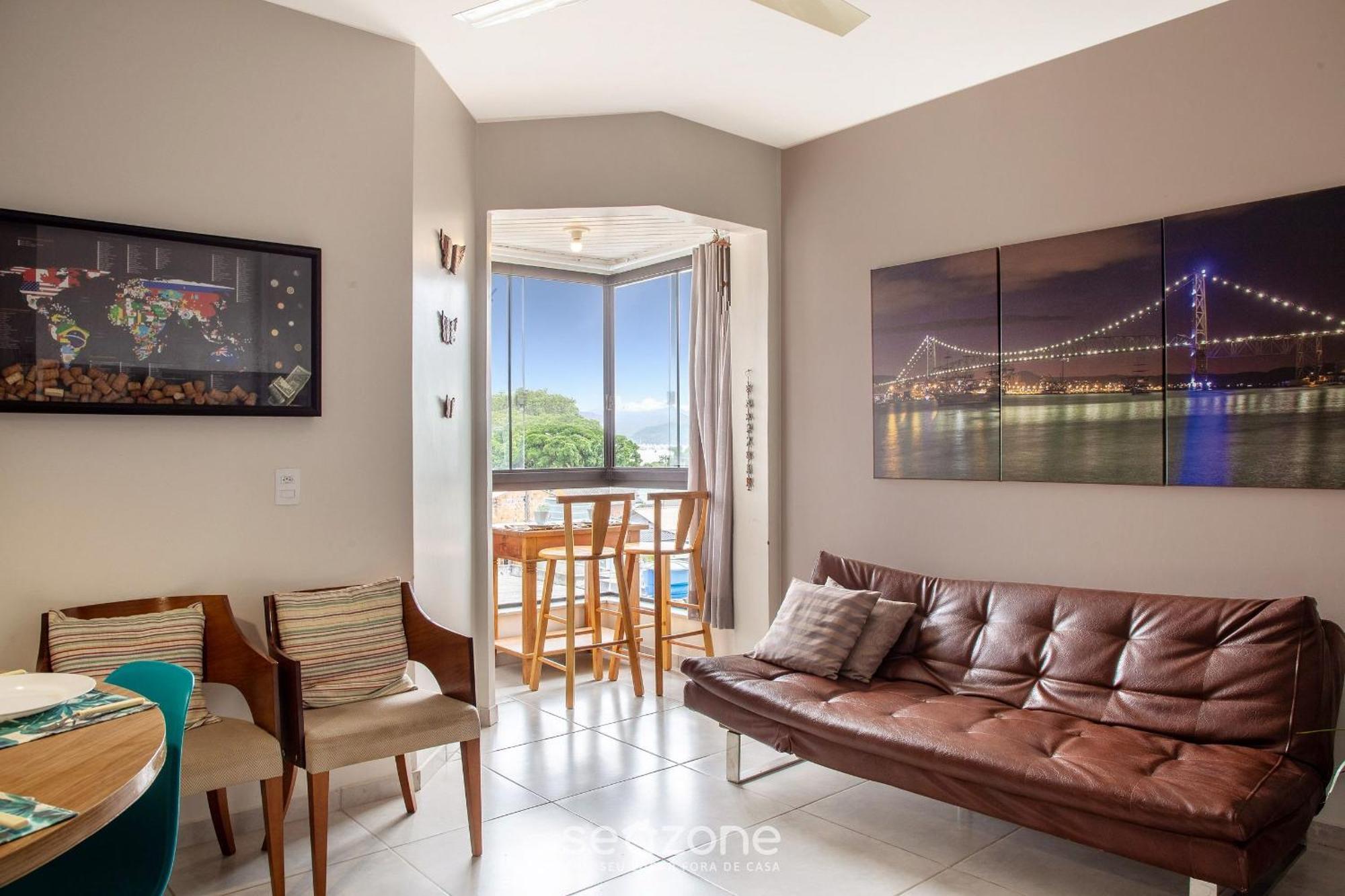 Apto Com Varanda E Vista Mar Em Floripa | Gvm133 Florianópolis Buitenkant foto
